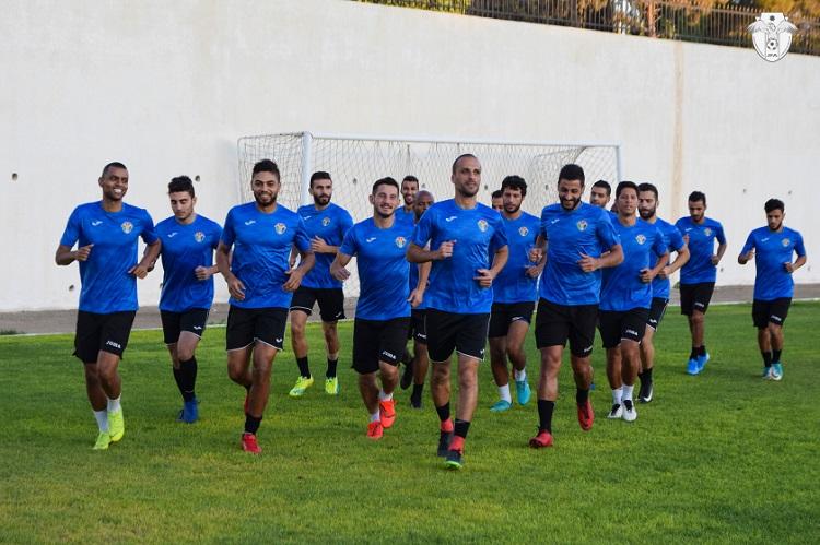 صورة أرشيفية لتدريبات المنتخب الوطني. (الاتحاد الأردني لكرة القدم)