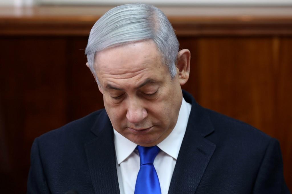 رئيس الوزراء الإسرائيلي المنتهية ولايته بنيامين نتنياهو، 17 تشرين الثاني/نوفمبر 2019. (أ ف ب)