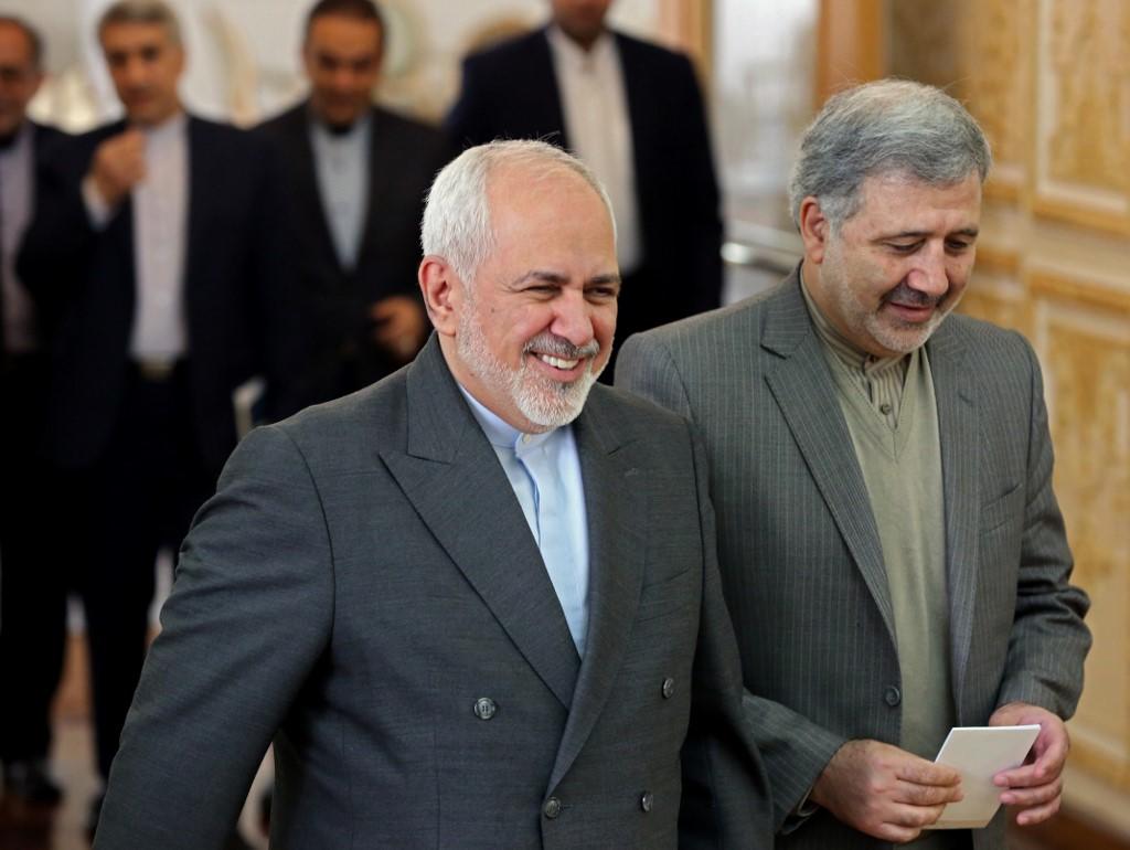  وزير الخارجية الإيراني محمد جواد ظريف . 2 ديسمبر 2019.  أ ف ب 
