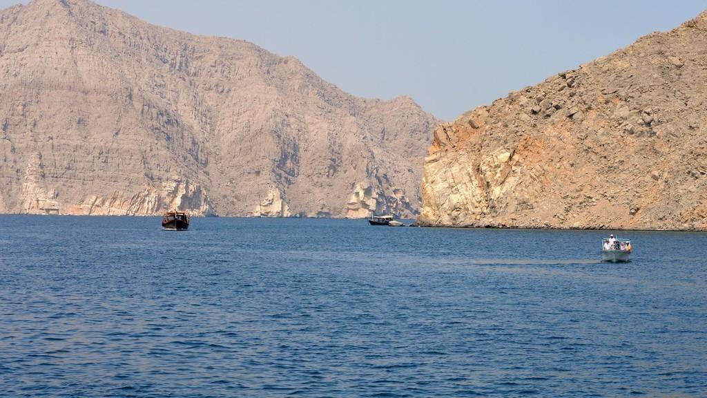 صورة أرشيفية لمضيق هرمز. (shutterstock)