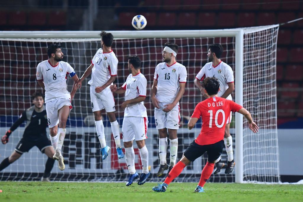 مباراة المنتخب الأولمبي لكرة القدم أمام كوريا الجنوبية في بطولة كأس آسيا تحت 23 عاما. (الاتحاد الأسيوي لكرة القدم)