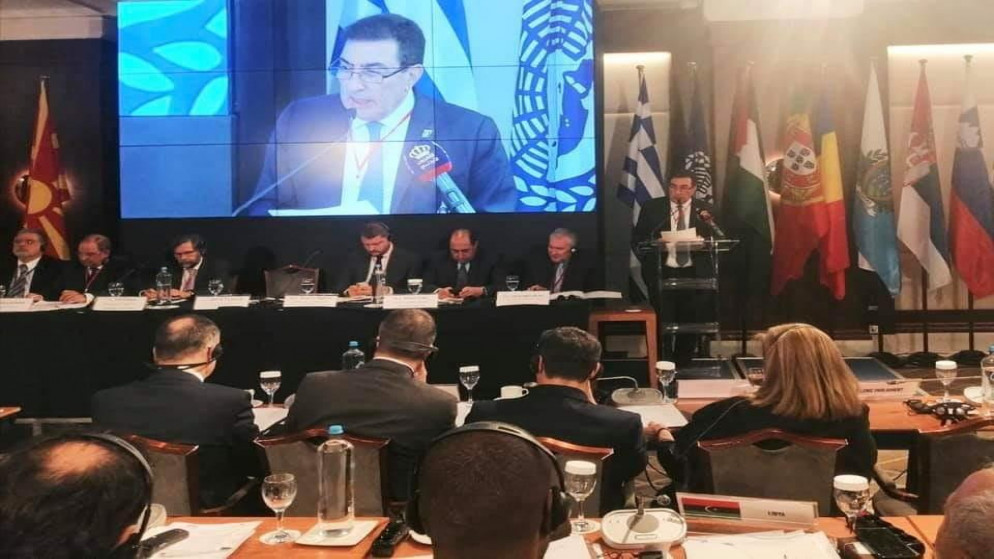كلمة رئيس مجلس النواب خلال ترؤسه الوفد النيابي الأردني المشارك في أعمال الدورة 14 للجمعية البرلمانية لدول البحر الأبيض المتوسط. (مجلس النواب)