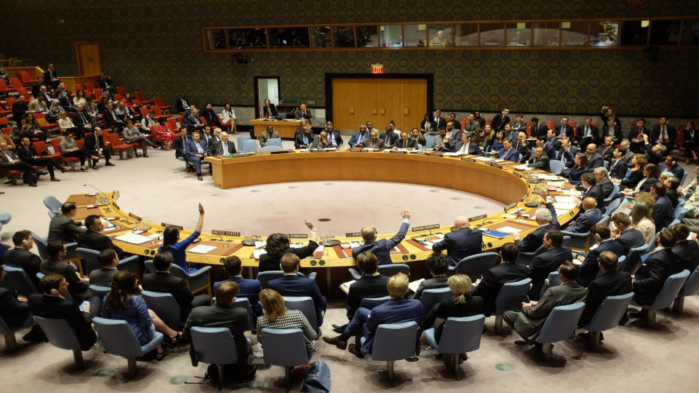  حظي الإعلان في مجلس الأمن الدولي بإجماع الدول الأعضاء بينها الولايات المتحدة. (shutterstock)