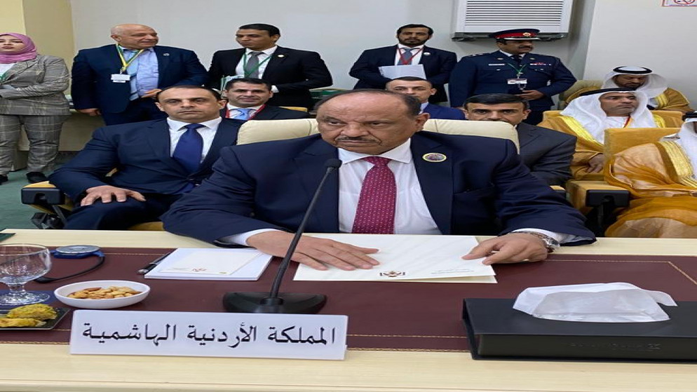 وزير الداخلية سلامة حمّاد خلال مشاركته في اجتماعات الدورة 37 لمجلس وزراء الداخلية العرب في الجمهورية التونسية. (وزارة الداخلية)