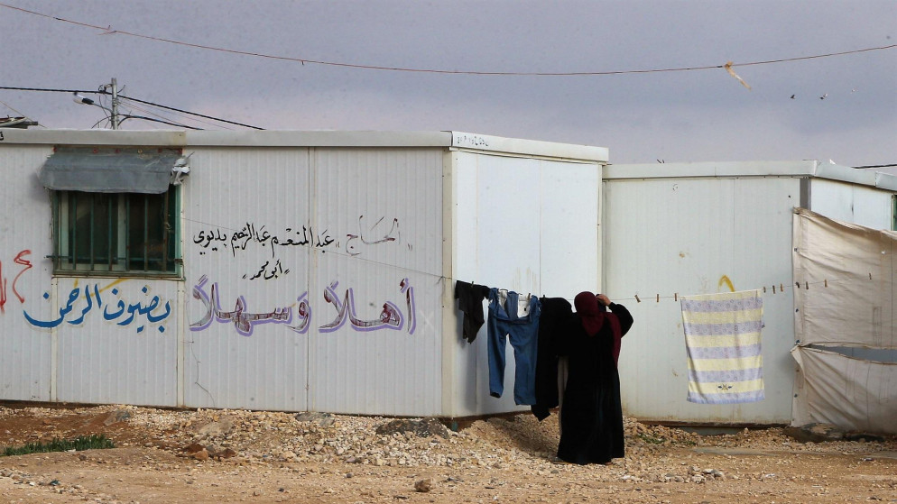 من داخل مخيم الزعتري للاجئين السوريين في الأردن. (صلاح ملكاوي/ المملكة)