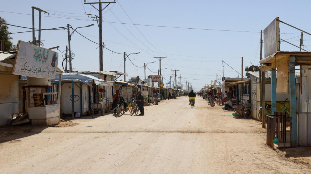 مخيم للاجئين السوريين في منطقة الزعتري في محافظة المفرق شمالي الأردن. (مفوضية الأمم المتحدة لشؤون اللاجئين)