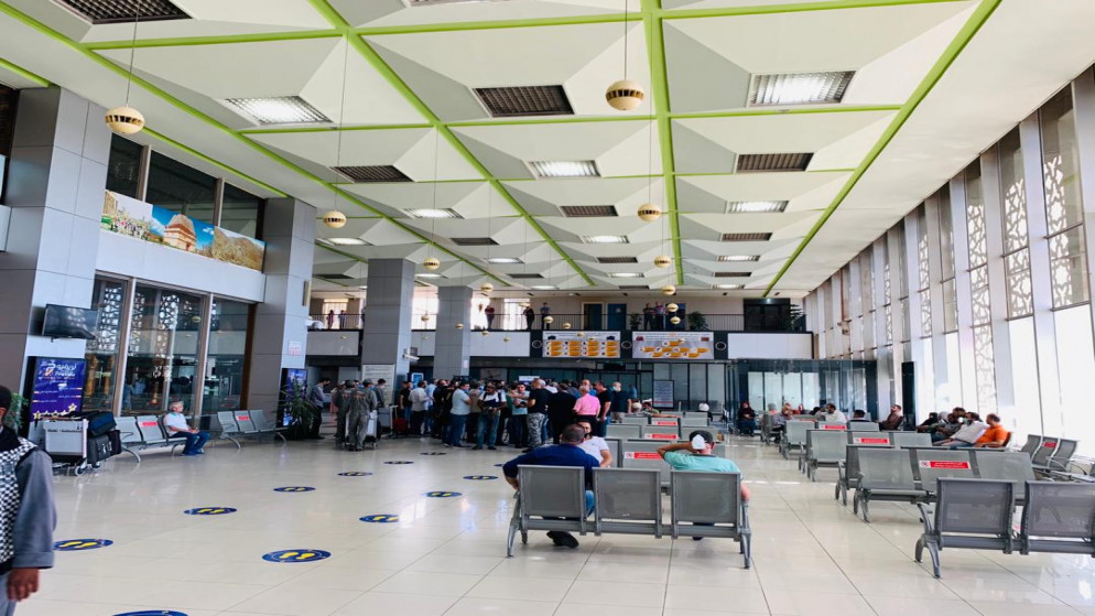 مطار دمشق الدولي بعد إعادة تشغيله. 1/10/2020. (المملكة)