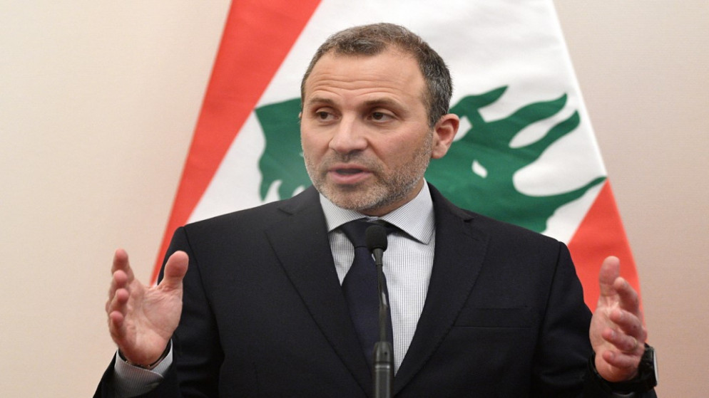 الوزير اللبناني السابق جبران باسيل، 26 تشرين الثاني/نوفمبر 2019. (أ ف ب)