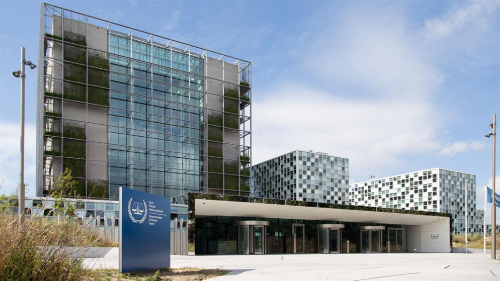 مبنى المحكمة الجنائية الدولية. (موقع المحكمة الإلكتروني)