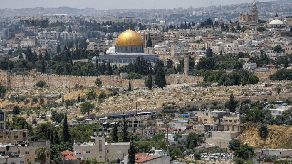 منظر عام للمسجد الأقصى في مدينة القدس المحتلة. (أ ف ب)