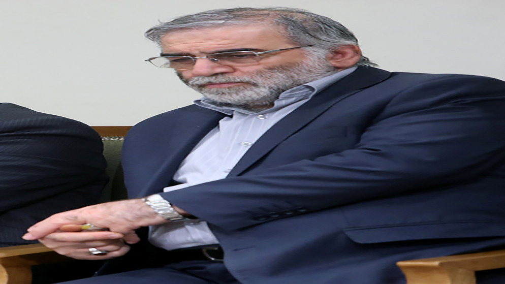 العالم النووي البارز محسن فخري زادة في صورة غير مؤرخة في إيران. (رويترز)