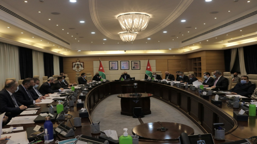 اجتماع اللجنة العليا لاحتفالية مئوية تأسيس الدولة الأردنية. (بترا)