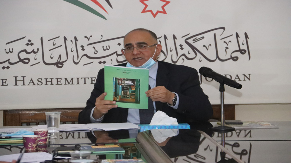 وزير الثقافة باسم الطويسي. (بترا)