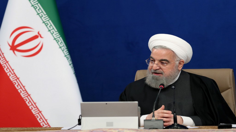 الرئيس الإيراني حسن روحاني. (أ ف ب)