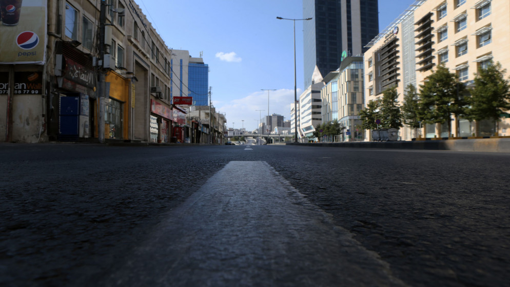 شارع رئيسي في مدينة عمّان. (صلاح ملكاوي / المملكة)