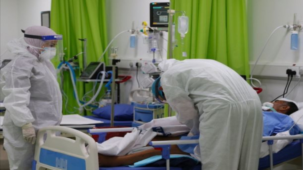 المستشفى الميداني العسكري الثاني يباشر عمله في مستشفى الأمير راشد بمحافظة إربد. (القوات المسلحة الأردنية)