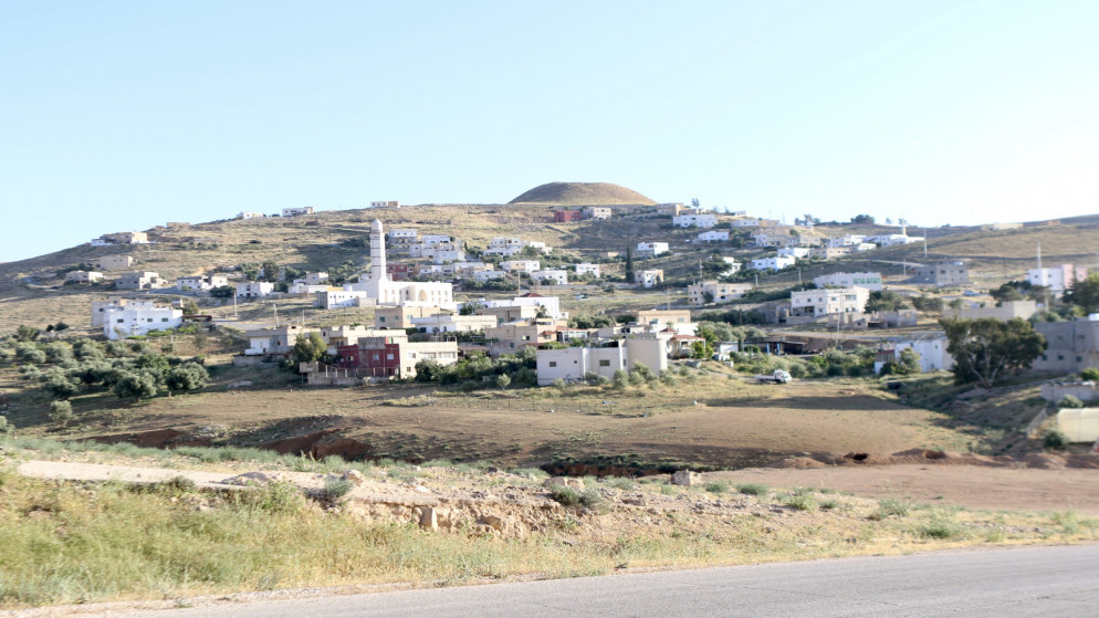 قرية الخناصري التابعة لبلدية الباسلية في محافظة المفرق. (صلاح ملكاوي/ المملكة)