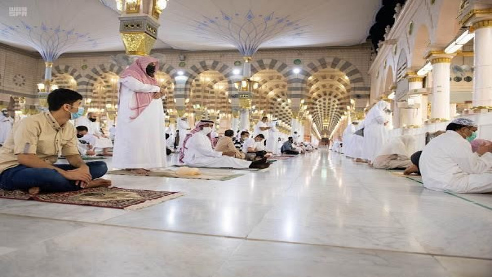 المسجد النبوي الشريف في المدينة المنورة في المملكة العربية السعودية. 31/05/2020. (واس)