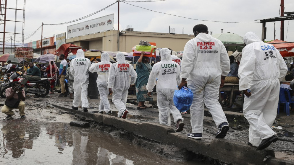 وزير الصحة في جمهورية الكونغو الديمقراطية: توفي 4 أشخاص بإيبولا. (أ ف ب)