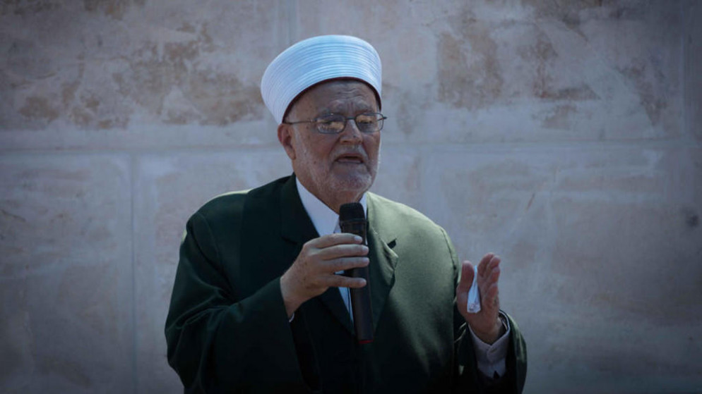 خطيب المسجد الأقصى ورئيس الهيئة الإسلامية العليا عكرمة صبري. (وفا)