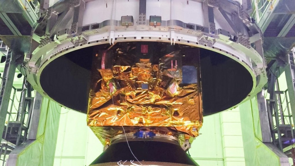 مركبة فضائية تستعد الإمارات لإطلاقها لاكتشاف كوكب المريخ. (وكالة الإمارات للفضاء)