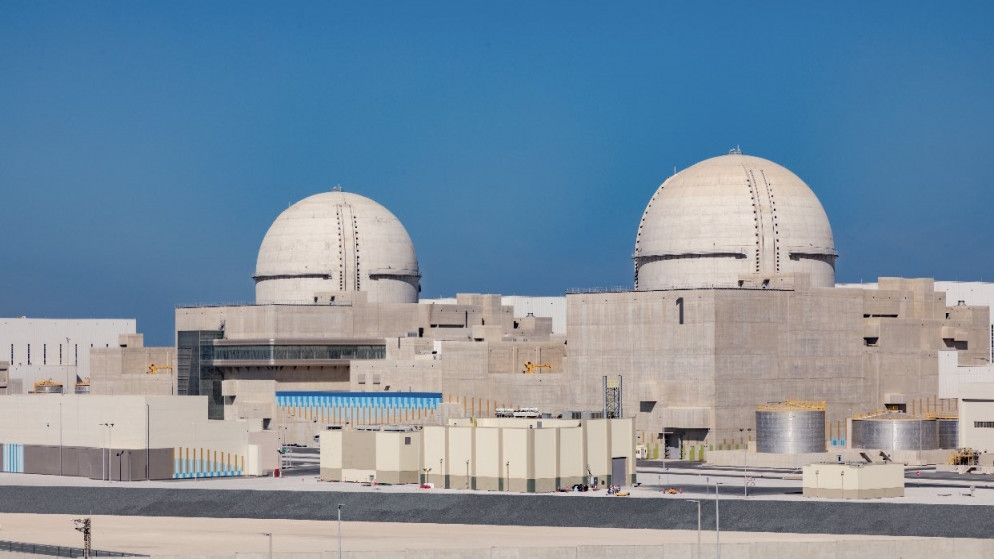 محطات براكة للطاقة النووية في أبو ظبي. (صفحة نائب رئيس الإمارات الشيخ محمد بن راشد آل مكتوم)