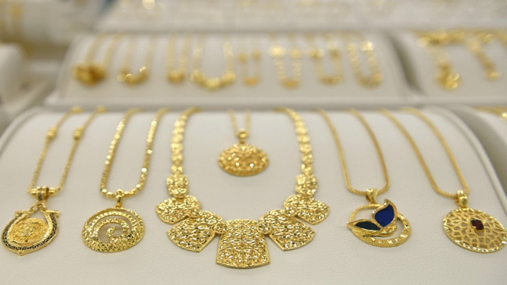 مجوهرات ذهبية  معروضة في متجر كوريا للذهب في سول، 30 يوليو 2020. (أ ف ب)