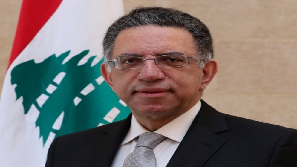 وزير البيئة والتنمية الإدارية اللبناني دميانوس قطار. (الوكالة الوطنية اللبنانية للإعلام)