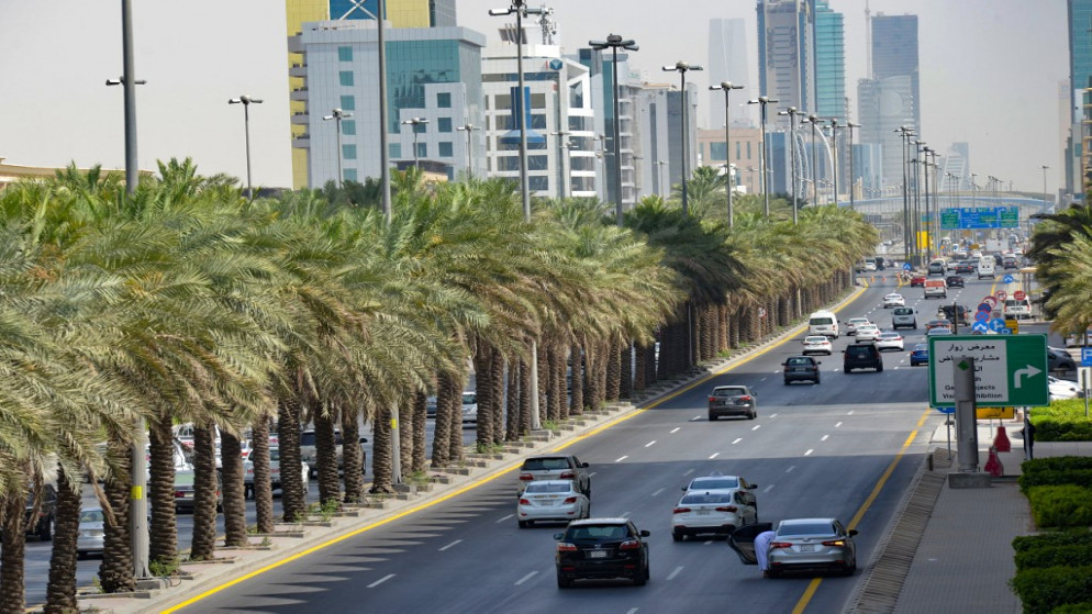 صورة أرشيفية من أحد شوارع العاصمة السعودية الرياض. (أ ف ب)