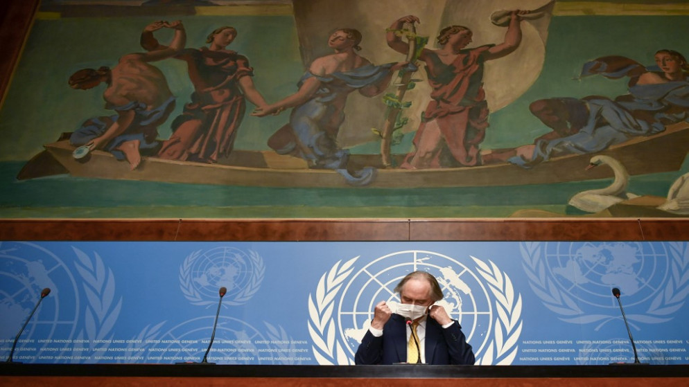 موفد الأمم المتحدة الخاص إلى سوريا، غير بيدرسن. (أ ف ب)