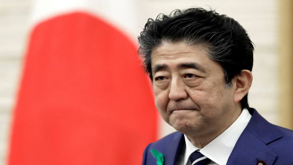 رئيس الوزراء الياباني شينزو آبي (65 عاما). (أ ف ب)