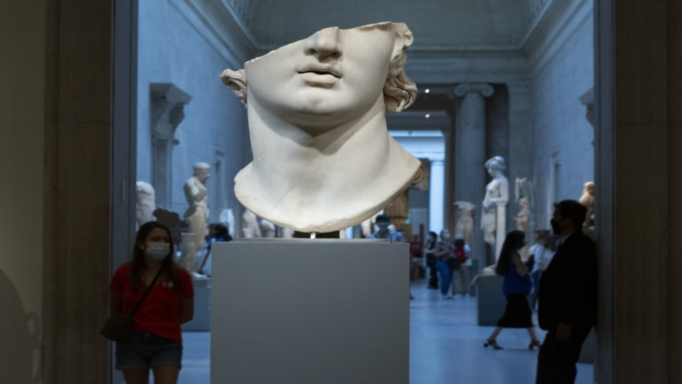 أعيد افتتاح متحف "متروبوليتان" للفنون في نيويورك للجمهور في 29 آب/ أغسطس 2020. وأغلق المتحف في 13 آذار/ مارس 2020؛ بسبب جائحة فيروس كورونا. (كينا بيتانكور /أ ف ب)