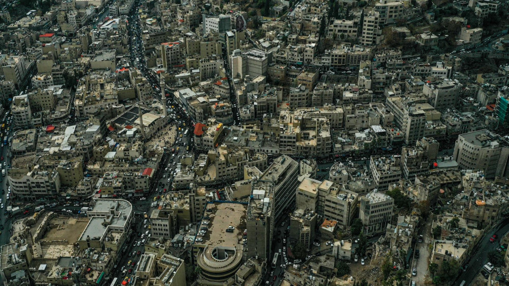 منظر عام لمدينة عمّان. (المملكة)