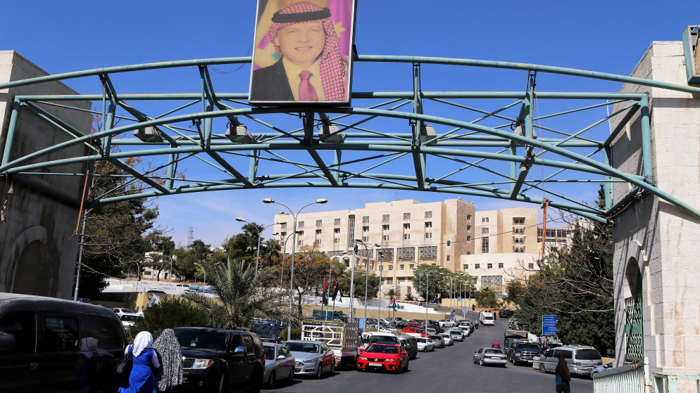 المدخل الجنوبي لمستشفيات البشير في عمّان. (صلاح ملكاوي / المملكة)