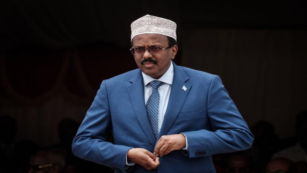 الرئيس الصومالي محمد عبدالله محمد. أ ف ب