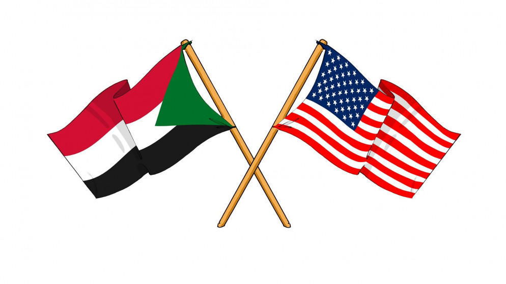 علما جمهورية السودان والولايات المتحدة الأميركية. (shutterstock)