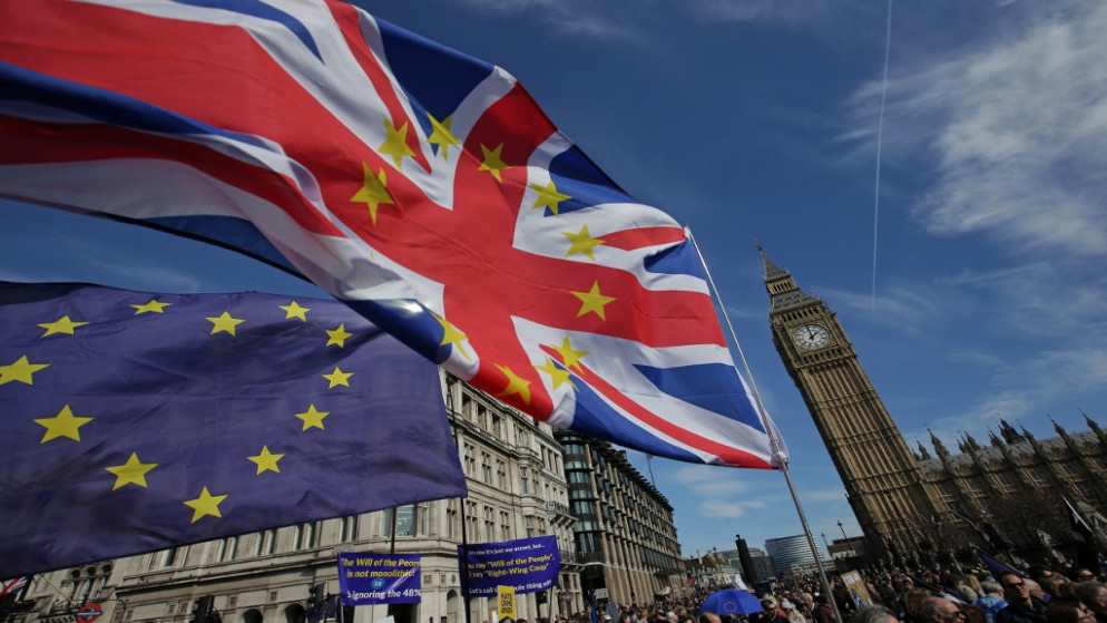 اعتبارًا من 1 كانون الثاني/يناير 2021، تتوقّف بريطانيا عن تطبيق قواعد الاتحاد الأوروبّي. (أ ف ب)