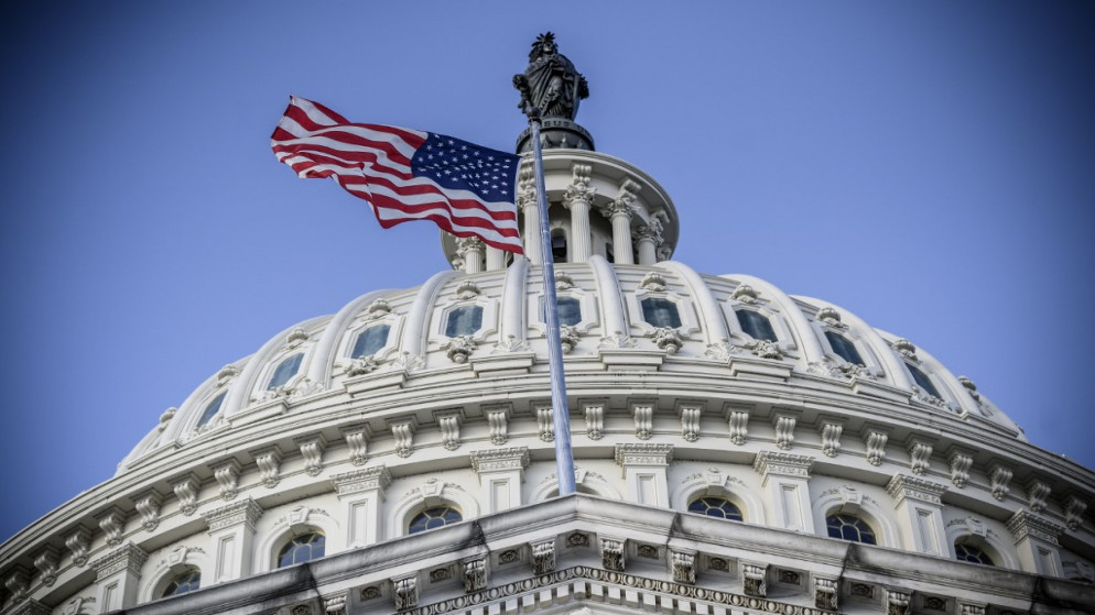 مبنى الكابيتول الأميركي حيث يعقد الكونغرس جلساته في العاصمة الأميركية واشنطن، 29 كانون الأول/ديسمبر 2020. (أ ف ب)