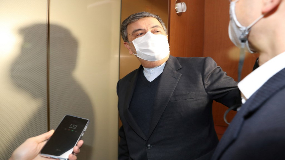 سفير إيران لدى كوريا الجنوبية سعيد  شبستاري يصل إلى وزارة الخارجية في سيول  بعد أن تم استدعاؤه بسبب احتجاز إيران لناقلة نفط كورية جنوبية