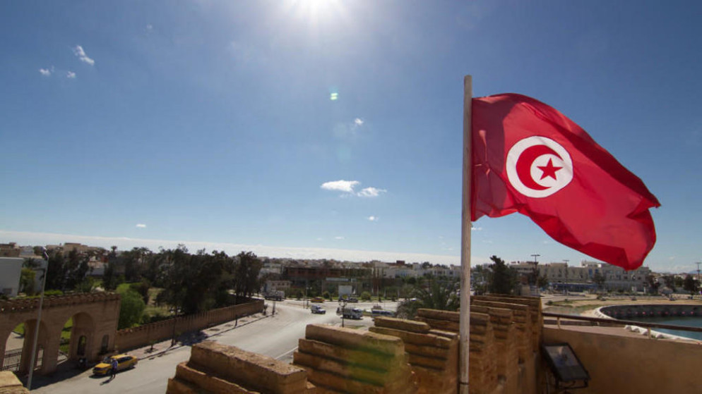 علم تونس في مدينة سوسة التونسية، (shutterstock)
