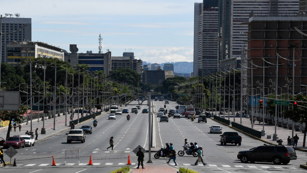 منظر لشارع بوليفار في كاراكاس، 6 كانون الثاني/ يناير 2021. (أ ف ب)