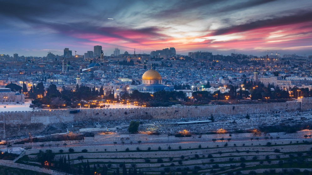 منظر عام للبلدة القديمة في القدس المحتلة. (Shutterstock)