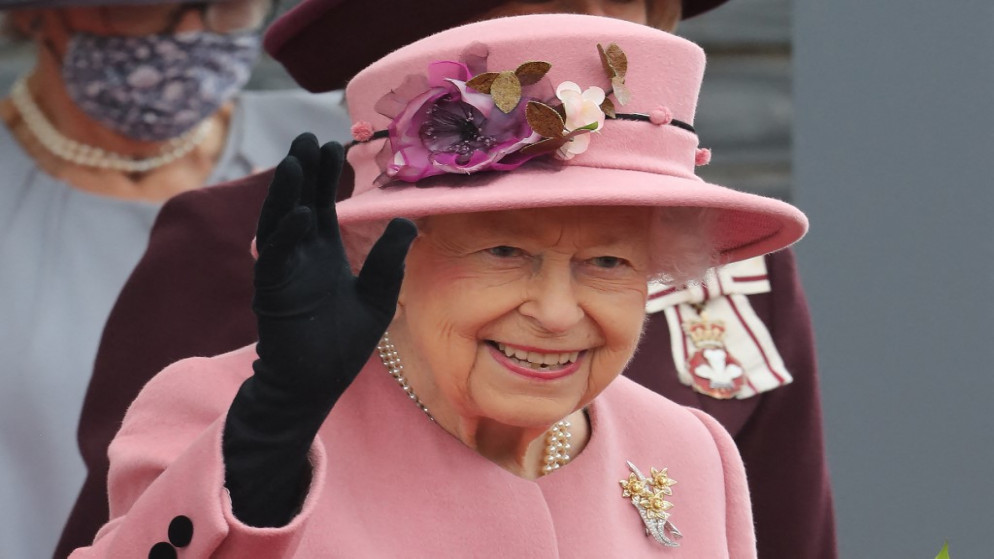 ملكة بريطانيا إليزابيث الثانية البالغة من العمر 95 عاماً، 14 تشرين الأول/ أكتوبر 2021. (أ ف ب)