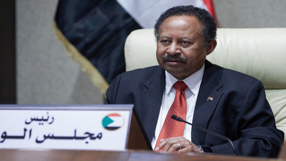 رئيس الوزراء السوداني عبد الله حمدوك، 18 تشرين الأول/أكتوبر 2021. (أ ف ب)