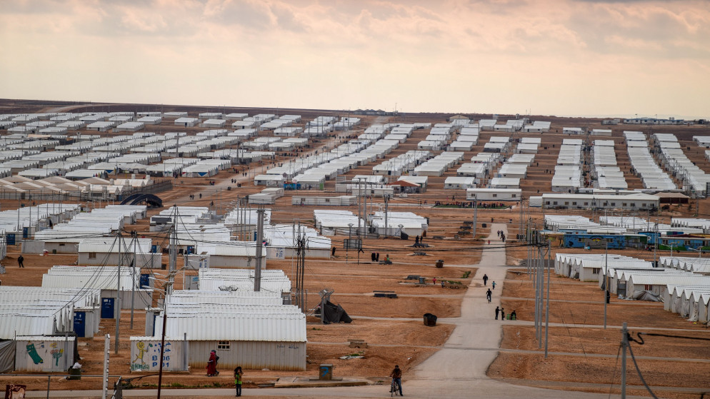 جانب من مخيم الأزرق للاجئين السوريين في الأردن. (المفوضية السامية لشؤون اللاجئين)