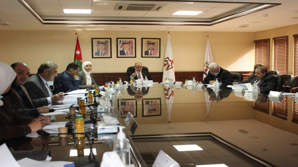 اجتماع اللجنة العليا لتطوير التفتيش على الأعمال السادس برئاسة وزير الصناعة والتجارة والتموين / رئيس اللجنة العليا لتطوير التفتيش يوسف الشمالي (وزارة الصناعة)