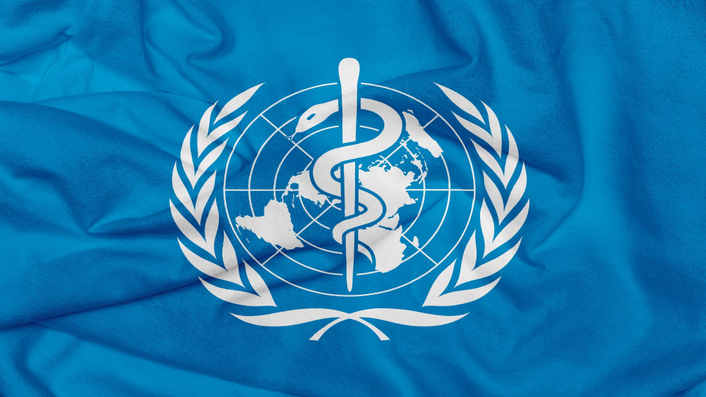 شعار منظمة الصحة العالمية. (Shutterstock)