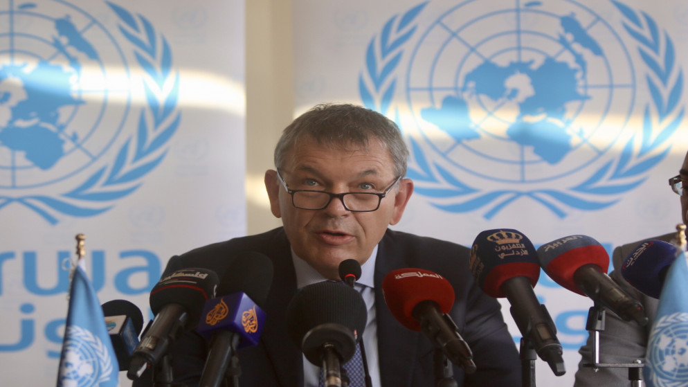 المفوض العام لوكالة الأمم المتحدة لغوث وتشغيل اللاجئين الفلسطينيين (أونروا) فيليب لازاريني. (صلاح ملكاوي / المملكة)