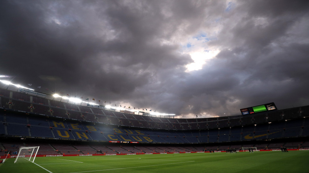 ملعب كامب نو الخاص بنادي برشلونة الإسباني. (رويترز)