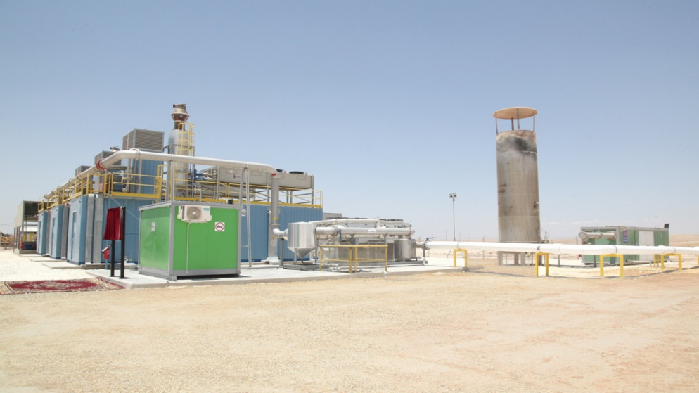 مشروع تحويل النفايات الصلبة إلى طاقة كهربائية في مكب الغباوي شرق العاصمة عمّان. (أمانة عمّان الكبرى)